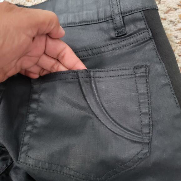 maje DARPO WAX PANELED SKINNY JEANS, SIZE 24US - Picture 10 of 10